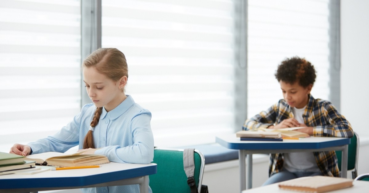 Students in classroom